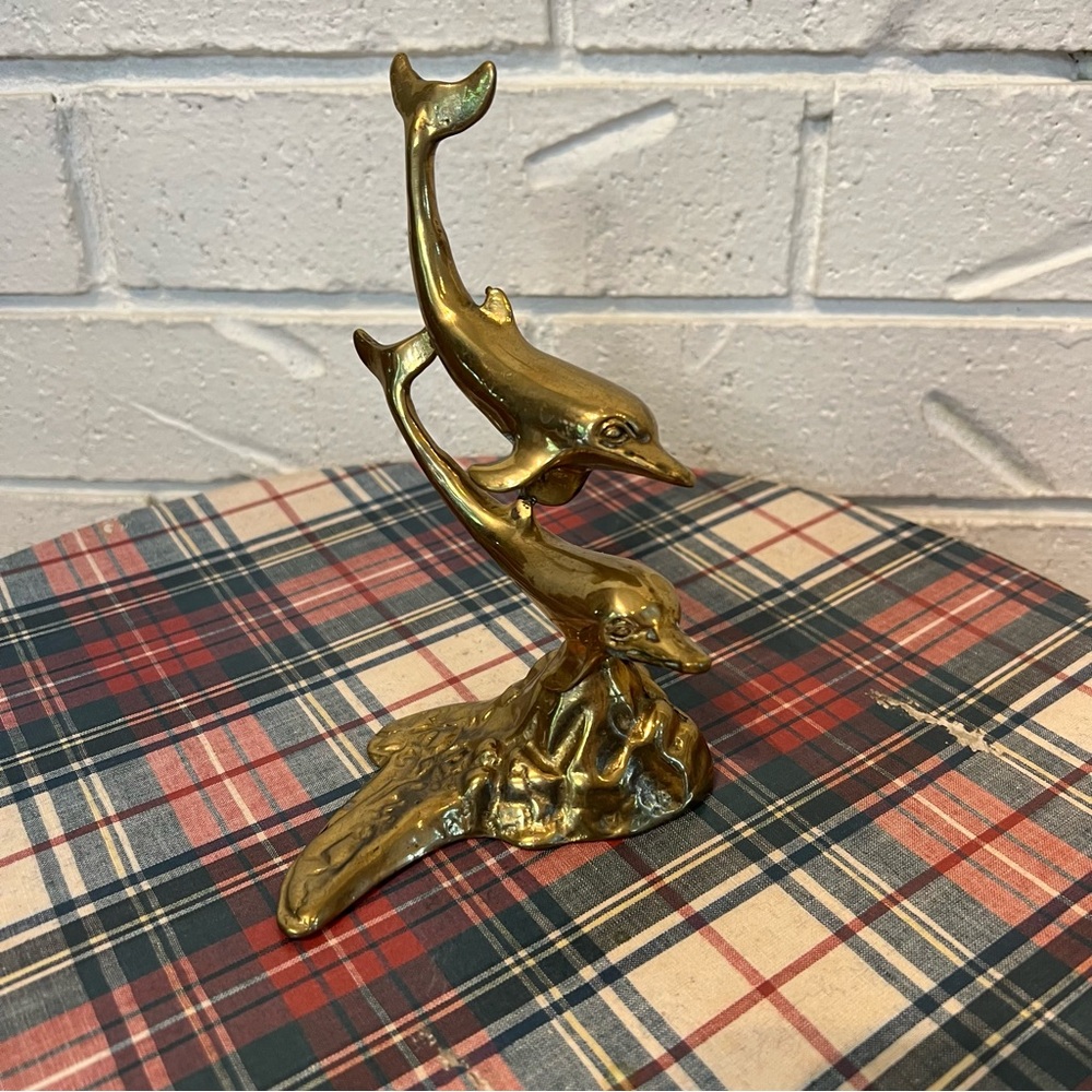 Vintage Brass Dolphins